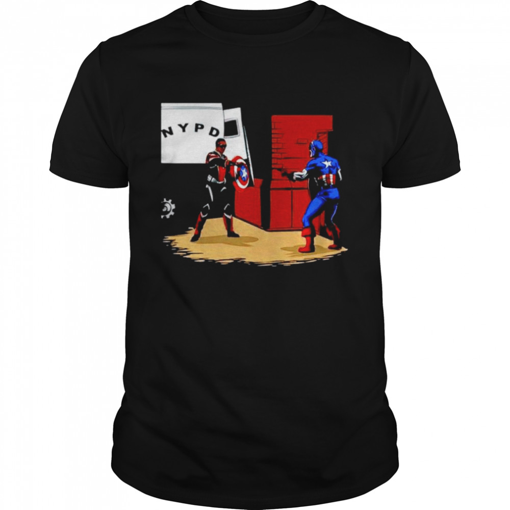 I Am The Captain Funny Marvel Meme With Falcon Shirt