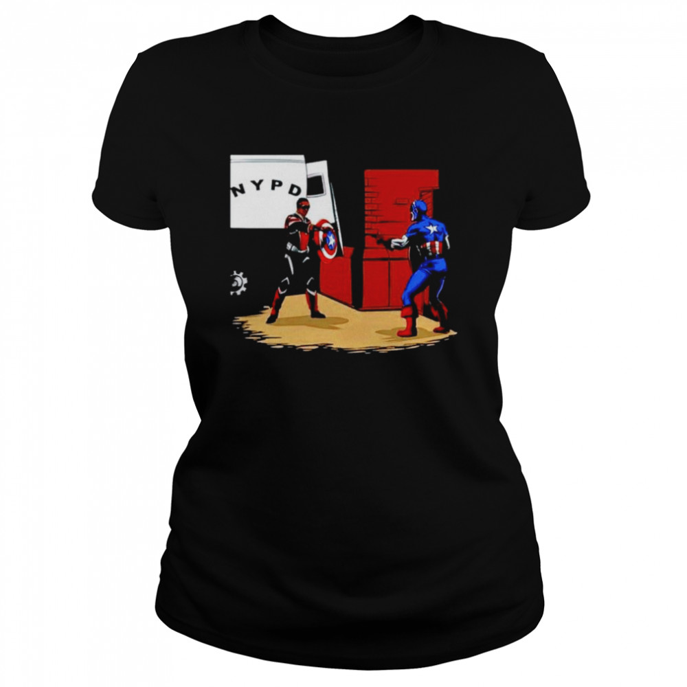 I Am The Captain Funny Marvel Meme With Falcon Shirt 1 » Cool Gifts for You - Mfamilygift I Am The Captain Funny Marvel Meme With Falcon Shirt 1
