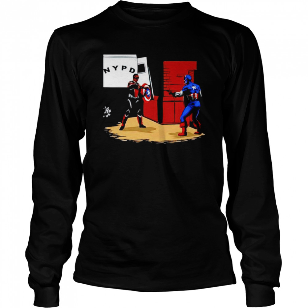 I Am The Captain Funny Marvel Meme With Falcon Shirt 2 » Cool Gifts for You - Mfamilygift I Am The Captain Funny Marvel Meme With Falcon Shirt 2