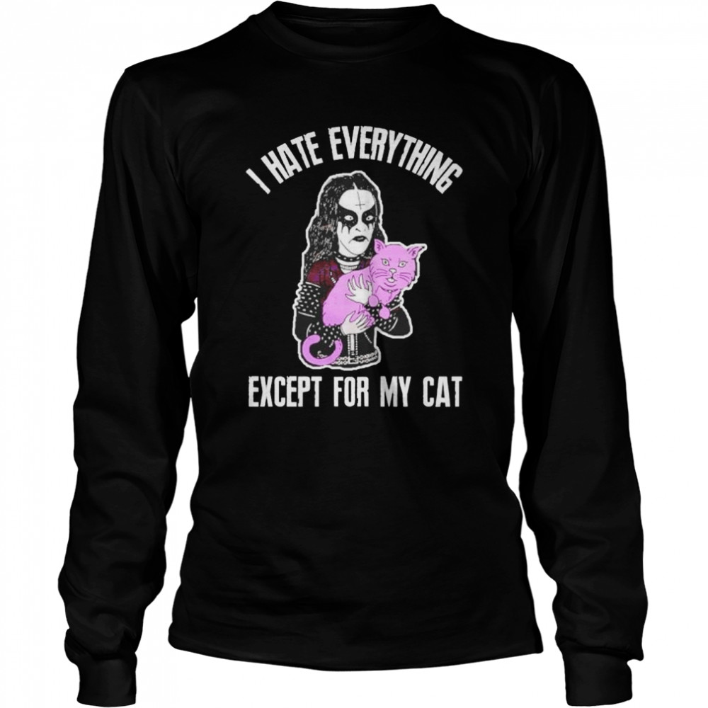 I Hate Everything Except For My Cat Shirt 2 » Cool Gifts for You - Mfamilygift I Hate Everything Except For My Cat Shirt 2