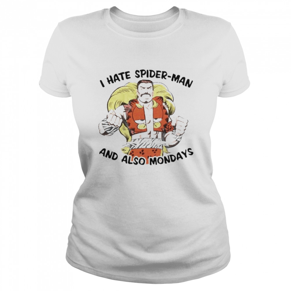 I Hate Spider-Man And Also Mondays Shirt 1 » Cool Gifts for You - Mfamilygift I Hate Spider-Man And Also Mondays Shirt 1