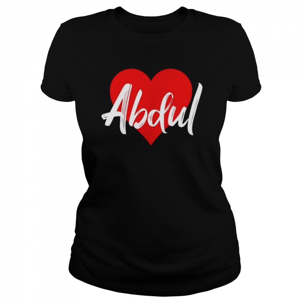 I Love Abdul First Name I Heart Named Shirt 1 » Cool Gifts for You - Mfamilygift I Love Abdul First Name I Heart Named Shirt 1