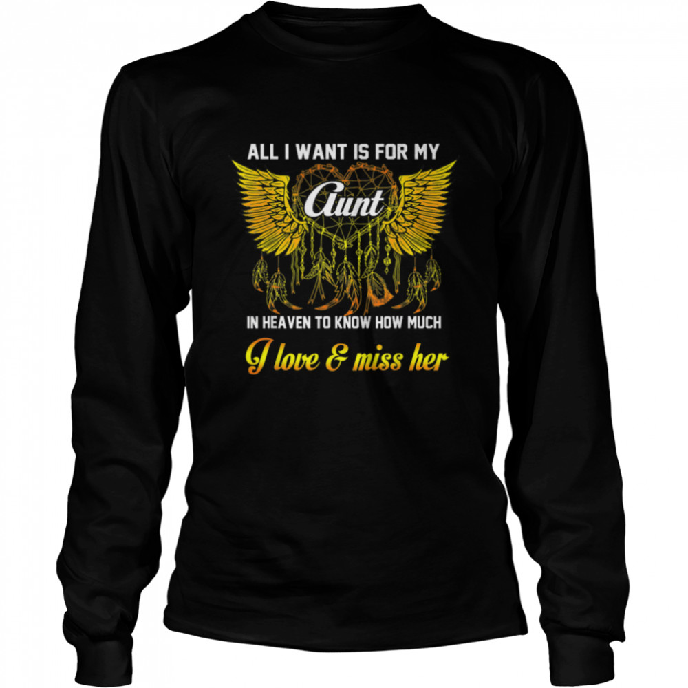 I Love & Miss My Aunt In Heaven My Aunt My Guardian Angel T-Shirt B09wzj4nnx 2 » Cool Gifts for You - Mfamilygift I Love & Miss My Aunt In Heaven My Aunt My Guardian Angel T-Shirt B09wzj4nnx 2