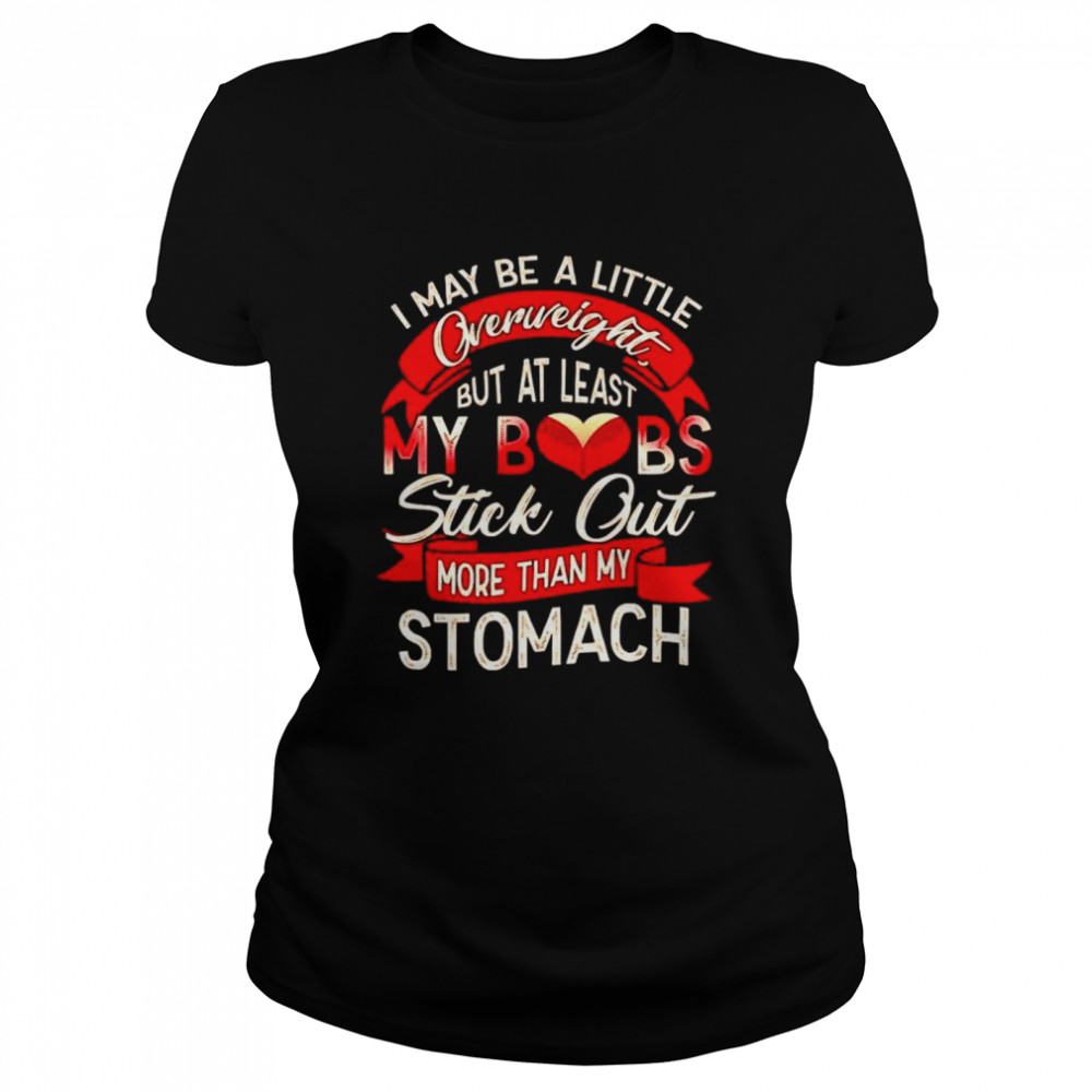 I May Be A Little Overweight But At Least My Boobs Stick Out More Than My Stomach T-Shirt 1 » Cool Gifts for You - Mfamilygift I May Be A Little Overweight But At Least My Boobs Stick Out More Than My Stomach T-Shirt 1