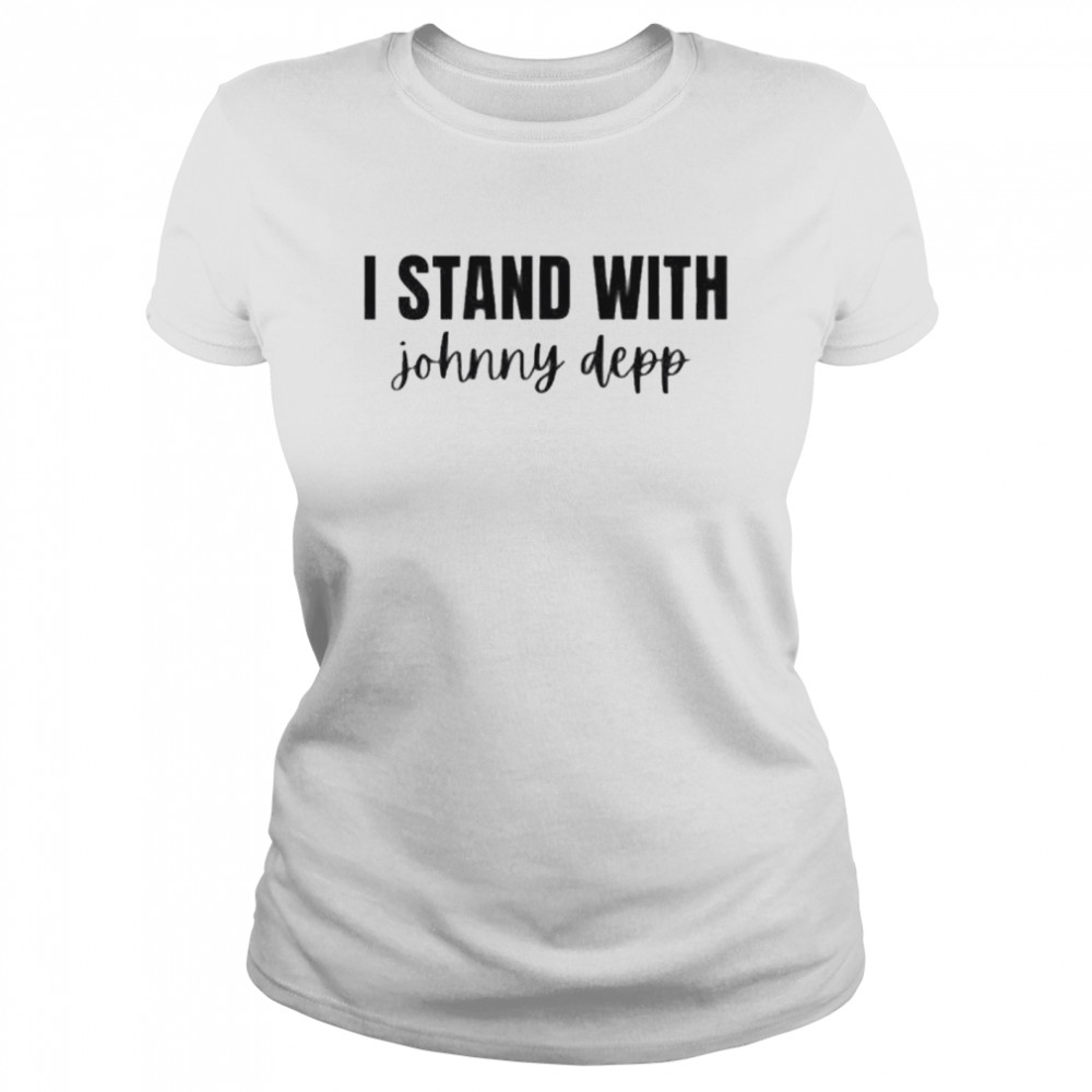 I Stand With Johnny Depp Justice For Johnny Depp Domestic Violence Awareness T-Shirt 1 » Cool Gifts for You - Mfamilygift I Stand With Johnny Depp Justice For Johnny Depp Domestic Violence Awareness T-Shirt 1