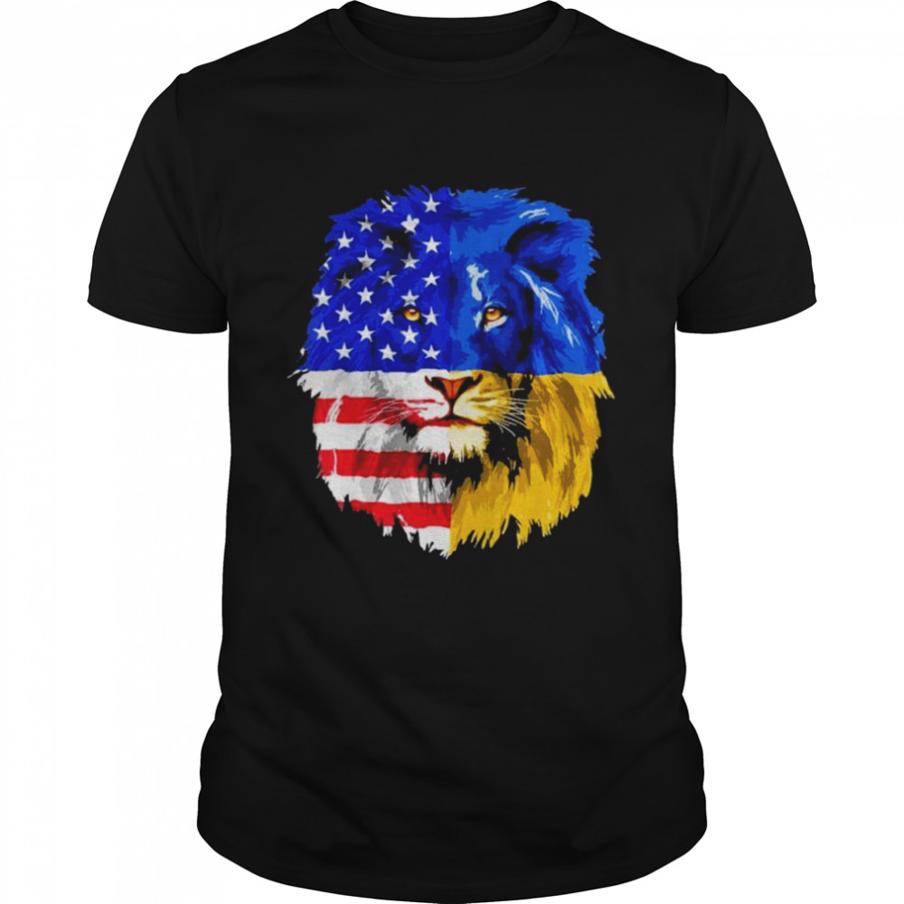 I Stand With Ukraine American Usa Flag Support Ukrainian Shirt I Stand With Ukraine American Usa Flag Support Ukrainian Shirt