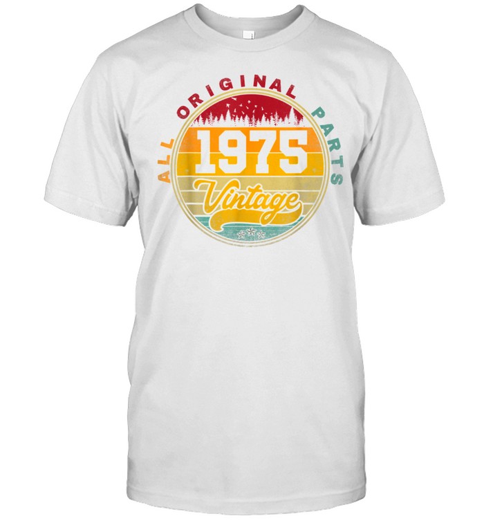 1975 Vintage Retro 46Th Birthday 46 Years Old T-Shirt