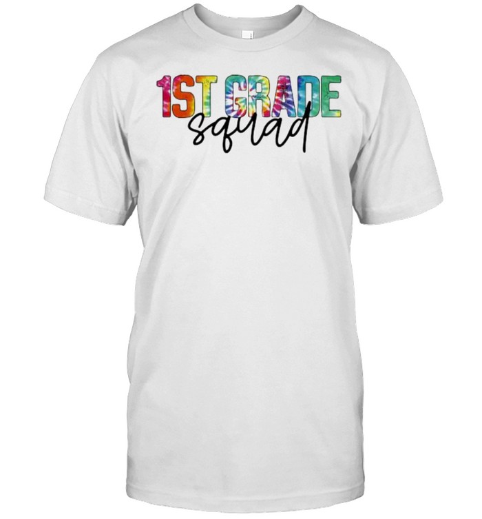 1St Grade Squad Hippie Colorful T-Shirt