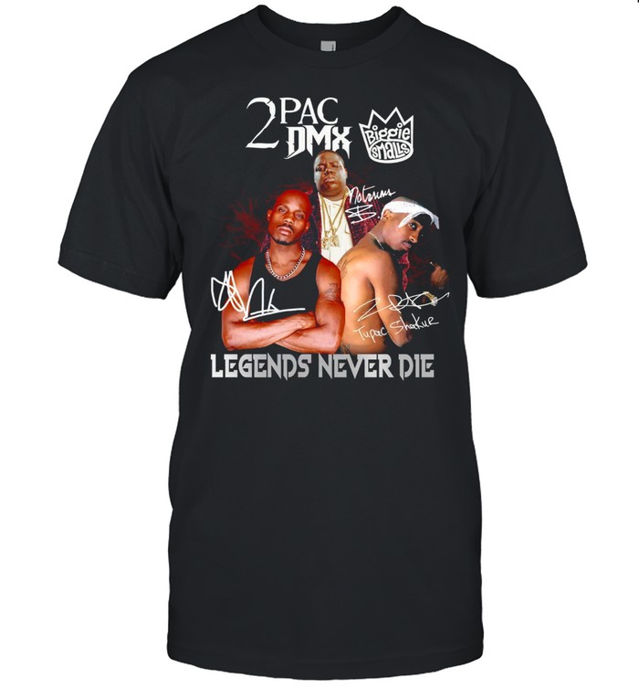 2 Pac Dmx Legends Never Die T-Shirt