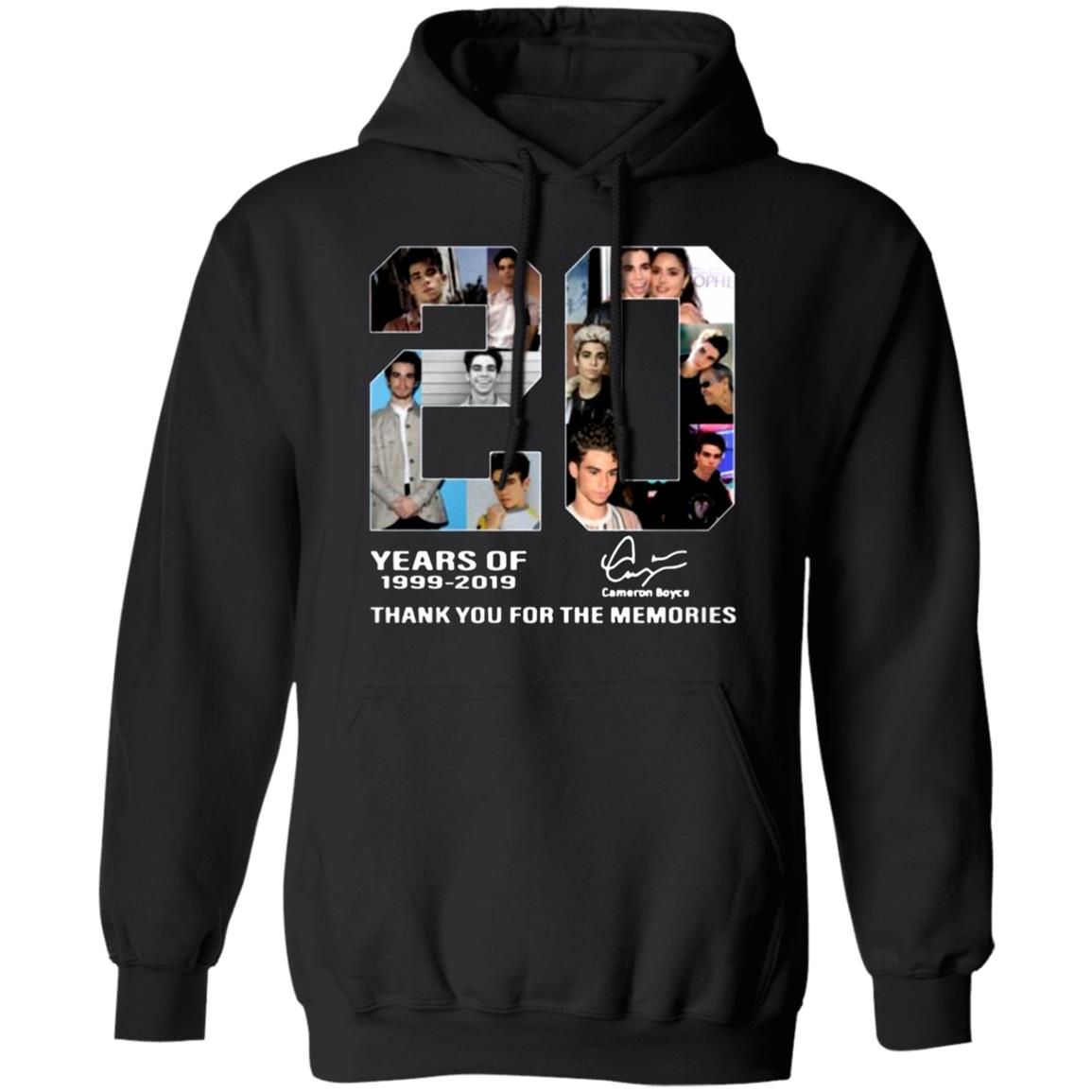 20-Years-Of-Cameron-Boyce-19992019-Thank-You-For-The-Memories G185 Gildan Pullover Hoodie 8 Oz. T-Shirt