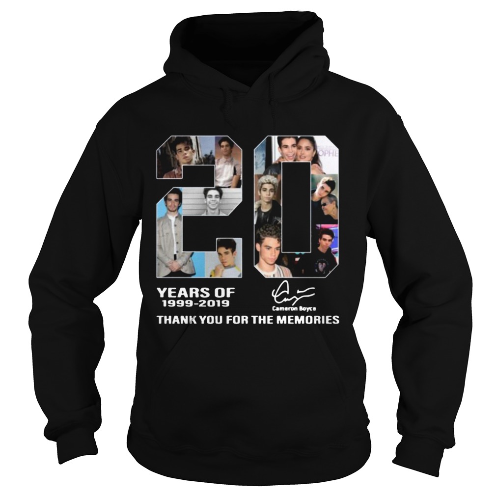 20 Years Of Cameron Boyce 19992019 Thank You For The Memories T-Shirt