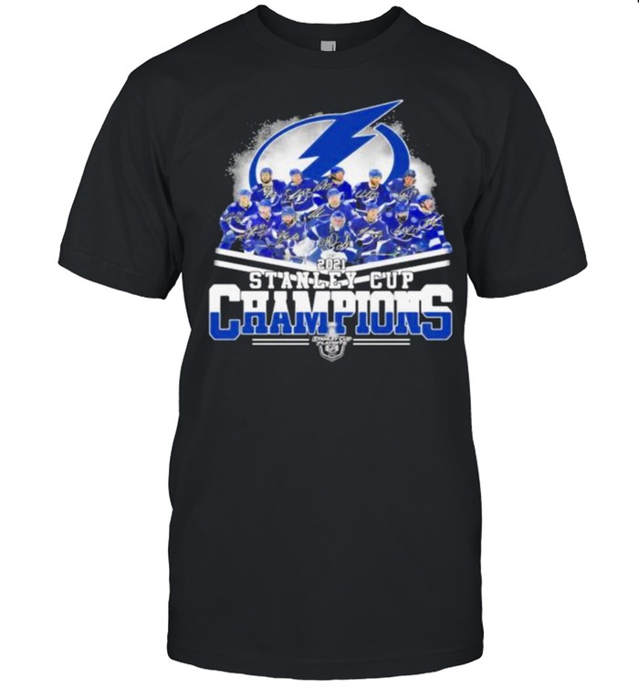 2021 Stanley Cup Champions Tampa Bay Lightning Hockey T-Shirt
