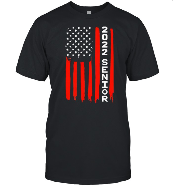 2022 Senior American Flag T-Shirt