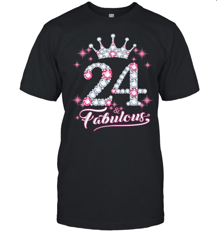 24 And & Fabulous 1997 24Th Birthday T-Shirt 24 And & Fabulous 1997 24Th Birthday T-Shirt