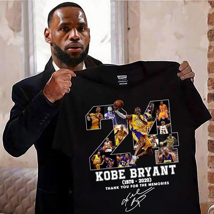 24 Kobe Bryant 1978 – 2020 Thank You For The Memories Signature T-Shirt 24 Kobe Bryant 1978 – 2020 Thank You For The Memories Signature T-Shirt