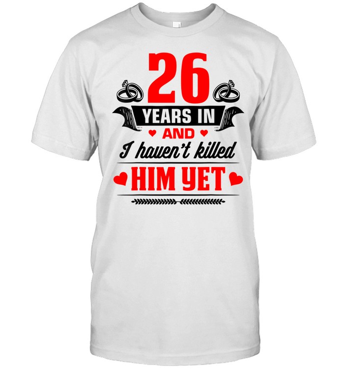 26Th Wedding Anniversary Couples For Wife Her T-Shirt