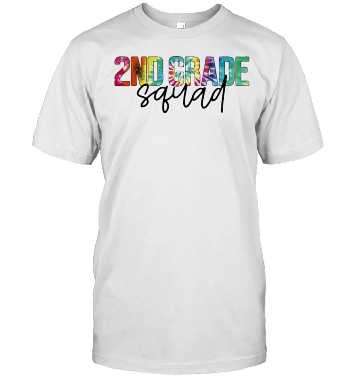 2Nd Grade Squad Hippie Colorful T-Shirt 2Nd Grade Squad Hippie Colorful T-Shirt