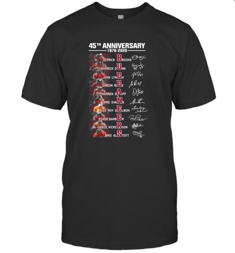 45Th Anniversary 1976 – 2020 Buccaneers Signatures T-Shirt