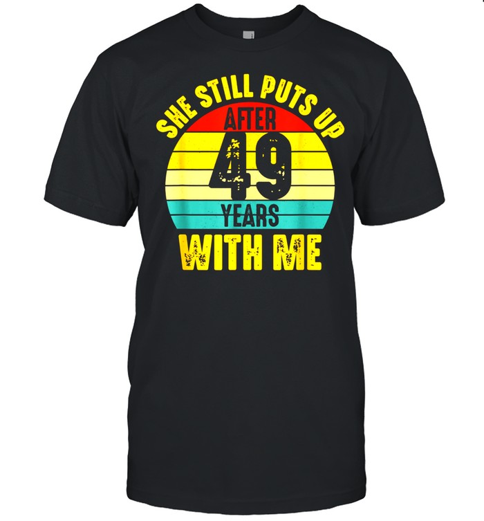 49 Year Marriage Husband 49Th Wedding Anniversary T-Shirt 49 Year Marriage Husband 49Th Wedding Anniversary T-Shirt