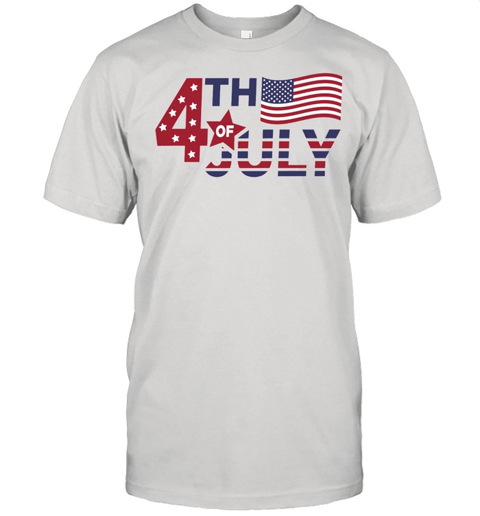 4Th Of July American Flag T-Shirt