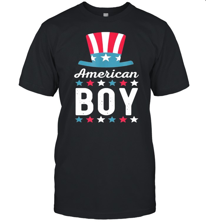 4Th Of July Family Matching Outfit American Boy Patriotic T-Shirt 4Th Of July Family Matching Outfit American Boy Patriotic T-Shirt