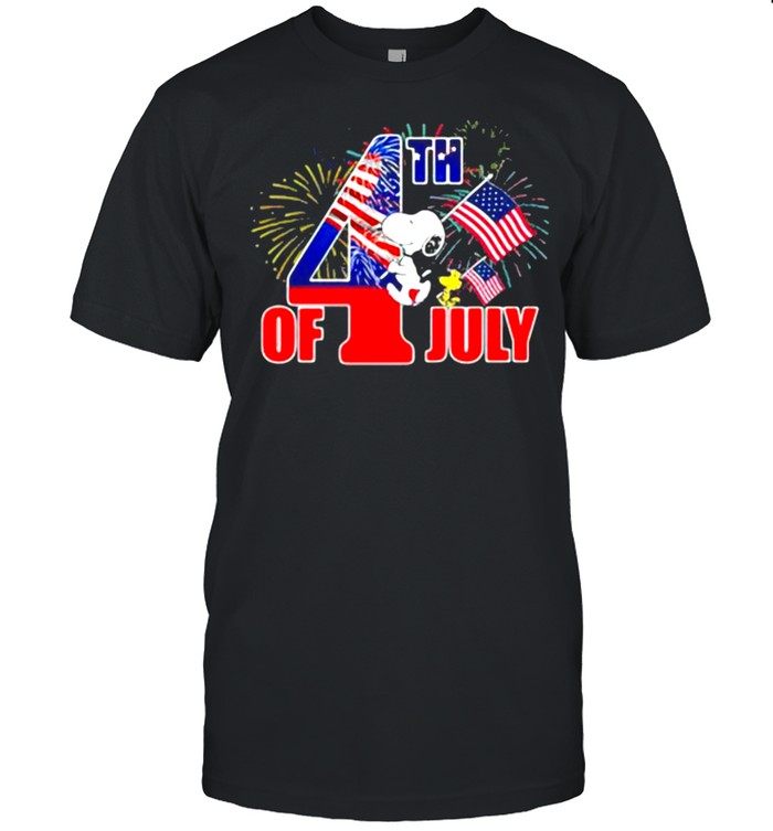 4Th Of July Firework Snoopy American Flag T-Shirt 4Th Of July Firework Snoopy American Flag T-Shirt