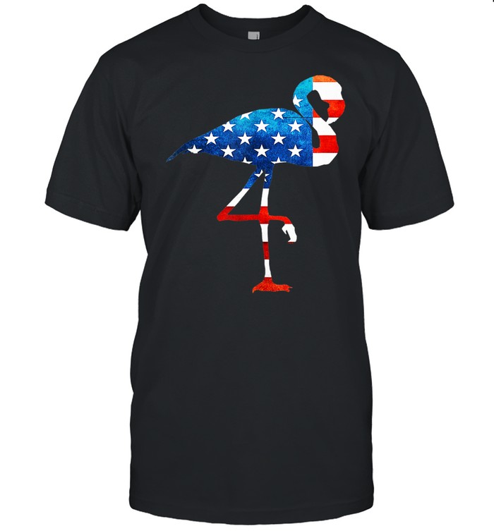 4Th Of July Flamingo American Flag Usa T-Shirt 4Th Of July Flamingo American Flag Usa T-Shirt