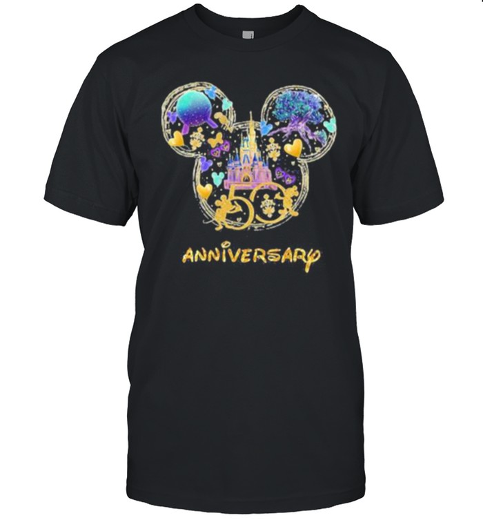 50 Years Anniversary Disney T-Shirt 50 Years Anniversary Disney T-Shirt