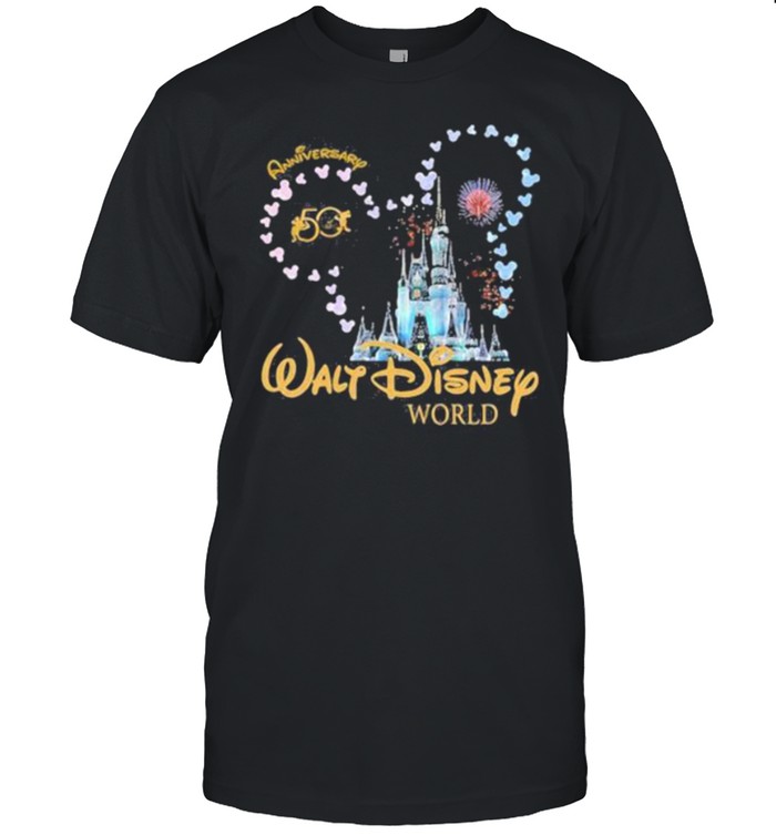 50Th Anniversary Walt Disney World Firework T-Shirt