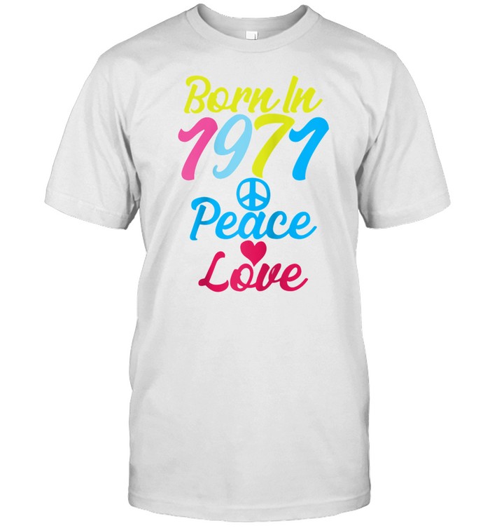 50Th Birthday Tee Born In 1971 50 Years Old Design T-Shirt