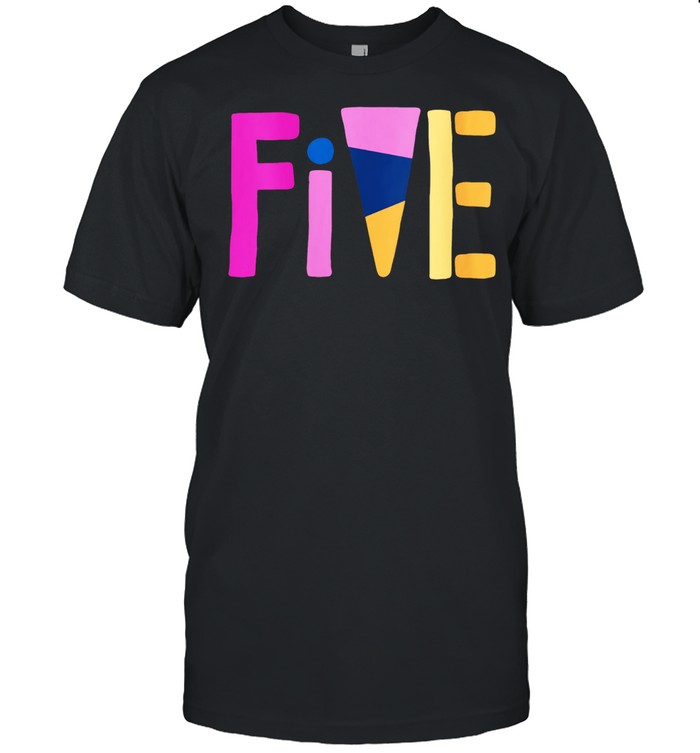 5Th Birthday 90S 1990S Retro Party Five T-Shirt
