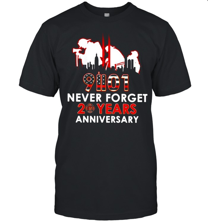 9-11-2021 Never Forget 20Th Years Anniversary T-Shirt