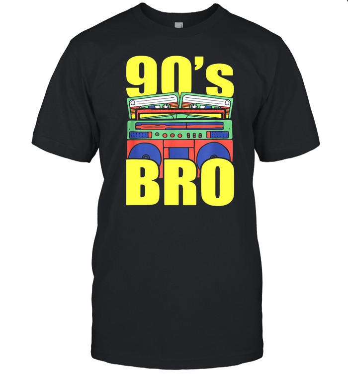 90S Bro Vintage Theme Party Nineties T-Shirt
