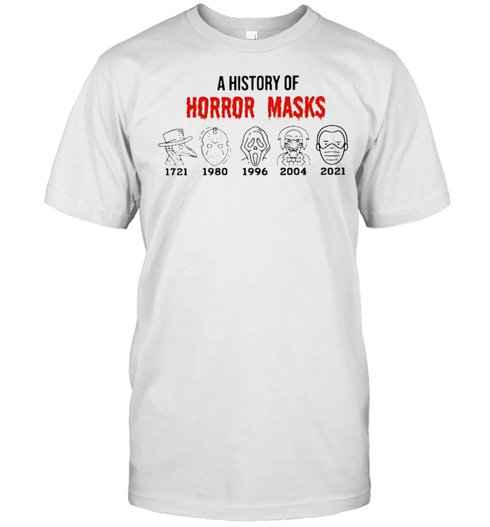 A History Of Horror Masks 2021 Biden T-Shirt