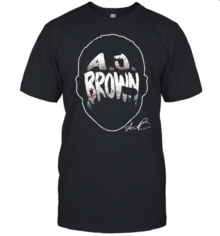 A.J. Brown Player Silhouette Signature T-Shirt A.J. Brown Player Silhouette Signature T-Shirt