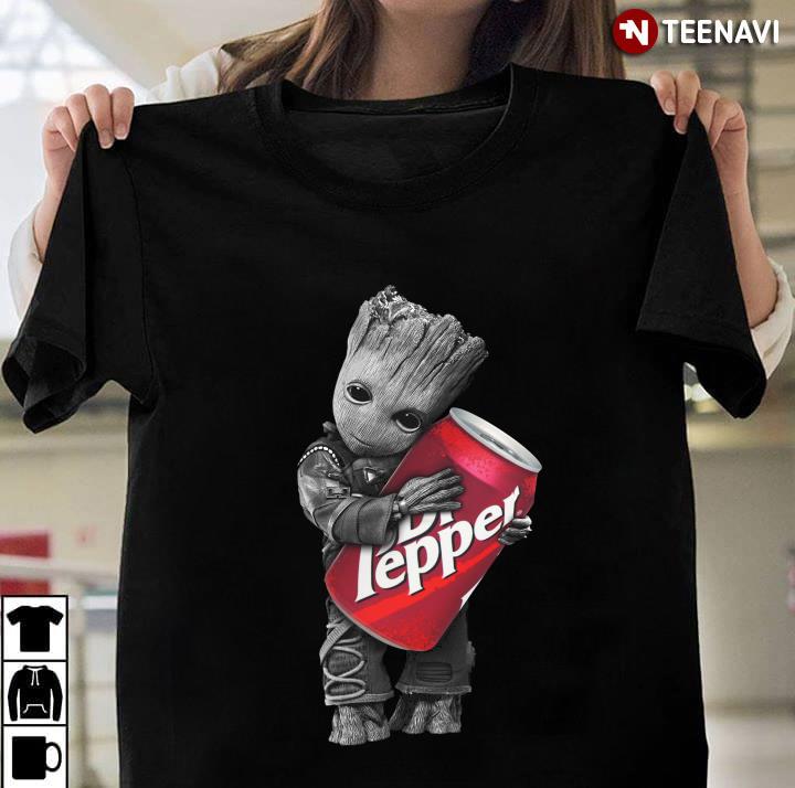 Baby Groot Hug Dr Pepper T-Shirt Baby Groot Hug Dr Pepper T-Shirt