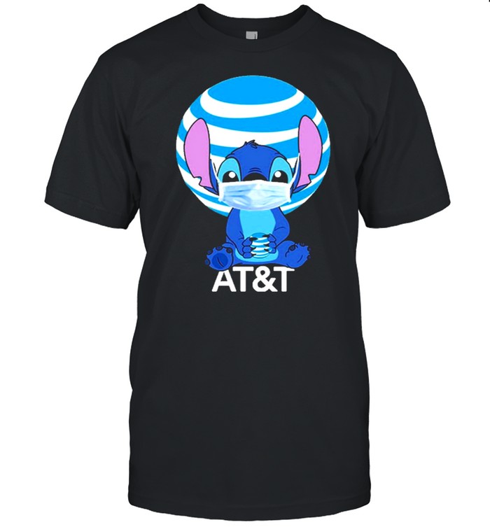 Baby Stitch Face Mask Hug At&T Logo T-Shirt Baby Stitch Face Mask Hug At&T Logo T-Shirt