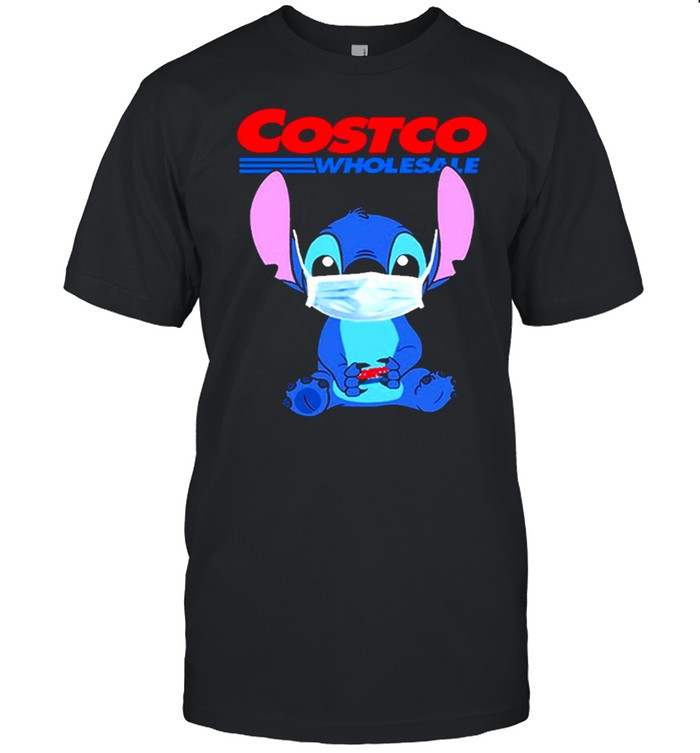 Baby Stitch Face Mask Hug Costco Wholesale Logo T-Shirt Baby Stitch Face Mask Hug Costco Wholesale Logo T-Shirt