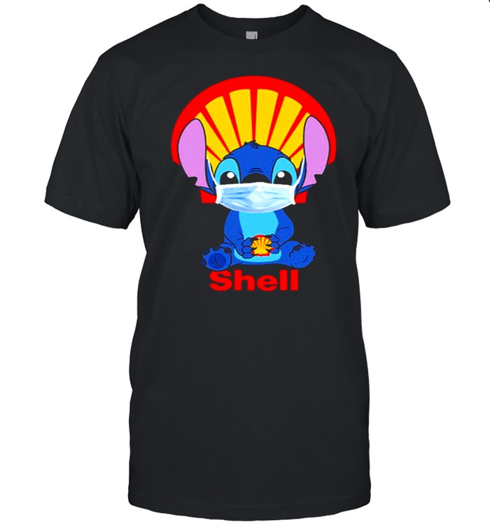 Baby Stitch Face Mask Hug Shell Logo T-Shirt Baby Stitch Face Mask Hug Shell Logo T-Shirt