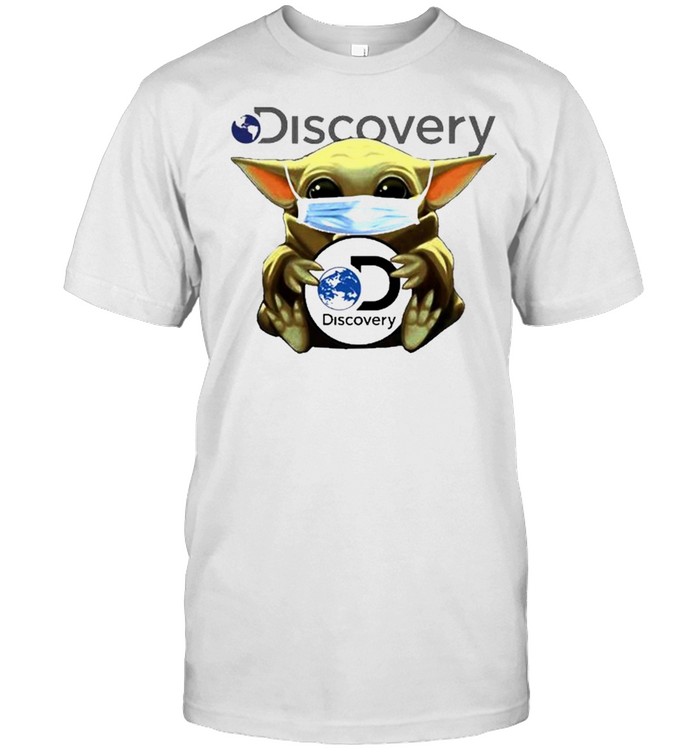 Baby Yoda Face Mask Hug Discovery Inc T-Shirt Baby Yoda Face Mask Hug Discovery Inc T-Shirt