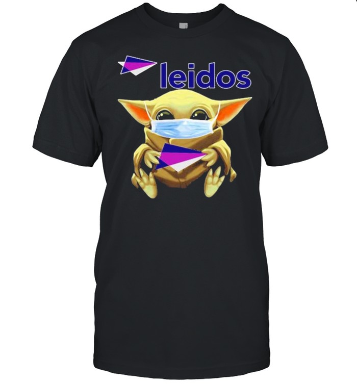 Baby Yoda Face Mask Hug Leidos T-Shirt
