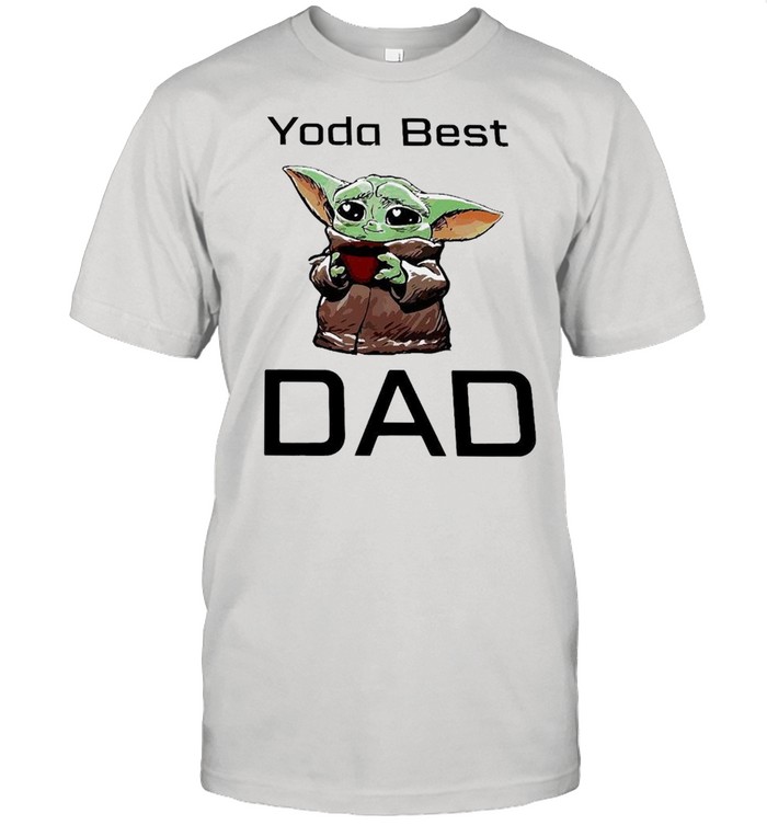 Baby Yoda Hug Coffee Best Dad T-Shirt