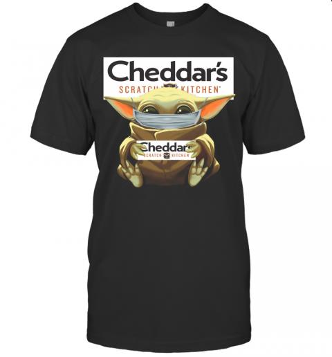 Baby Yoda Mask Hug Cheddar’S Scratch Kitchen T-Shirt