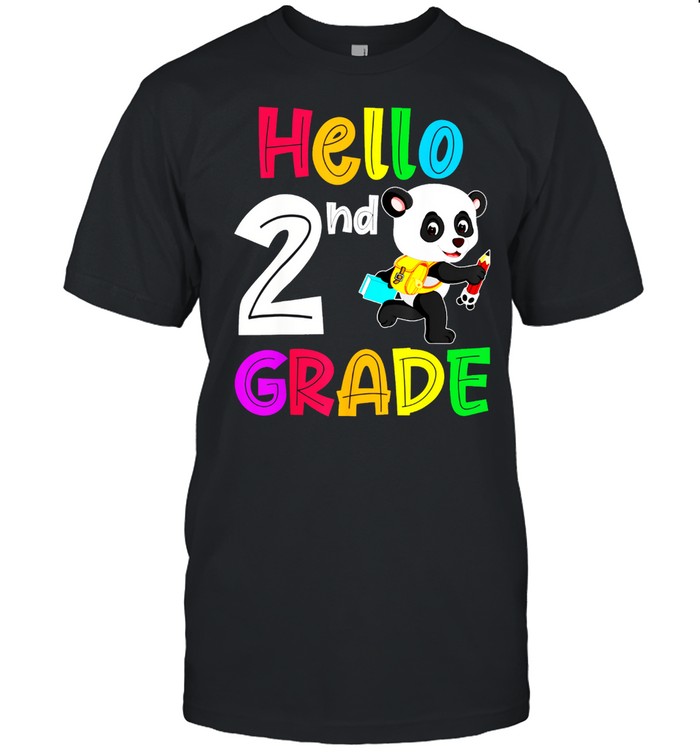 Back To School Hello 2Nd Grade Teacher Student Cute T-Shirt Back To School Hello 2Nd Grade Teacher Student Cute T-Shirt