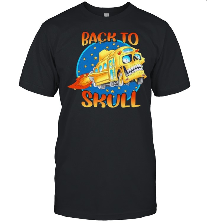 Back To School Skull Bus T-Shirt