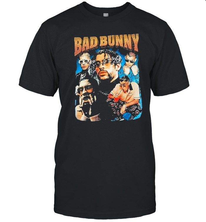 Bad Bunnys Printed Graphic Music For Fans T-Shirt