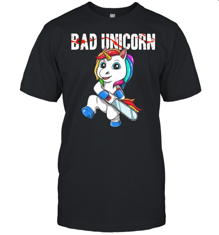 Bad Unicorn Chainsaw T-Shirt