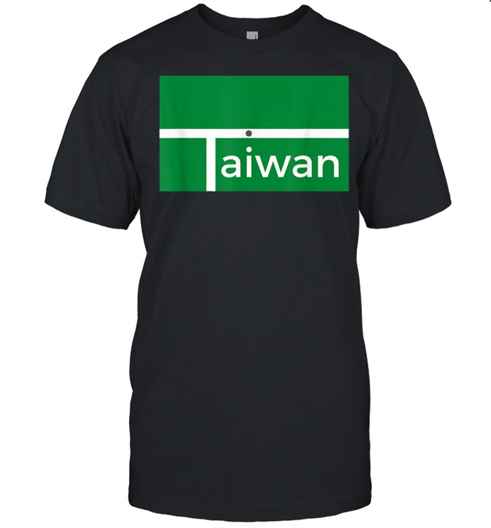 Badminton Match Taiwan New Flag Design T-Shirt