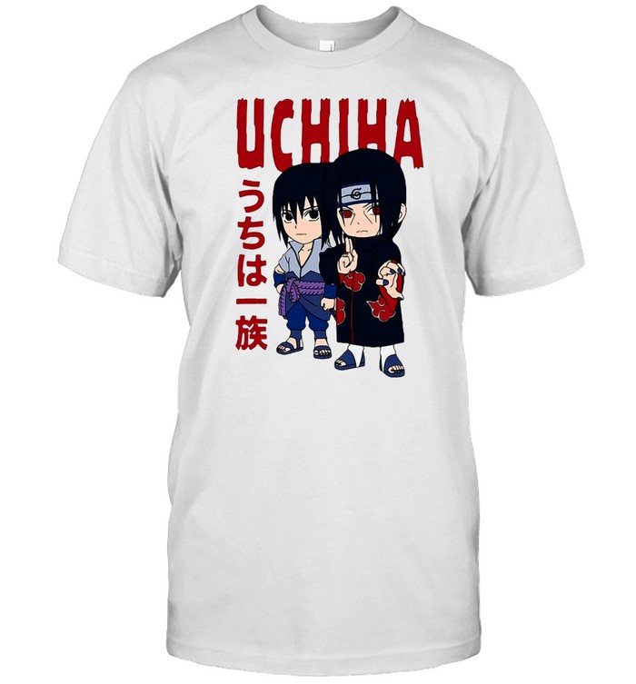 Baju Kaos Anak Naruto Shippuden Chibi Uchiha Pose T-Shirt