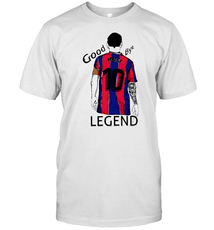 Barca Goodbye Messi Legend T-Shirt
